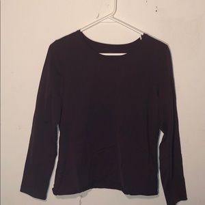 J. JILL maroon long sleeve top